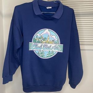 Vintage double collar Club Be Air crewneck